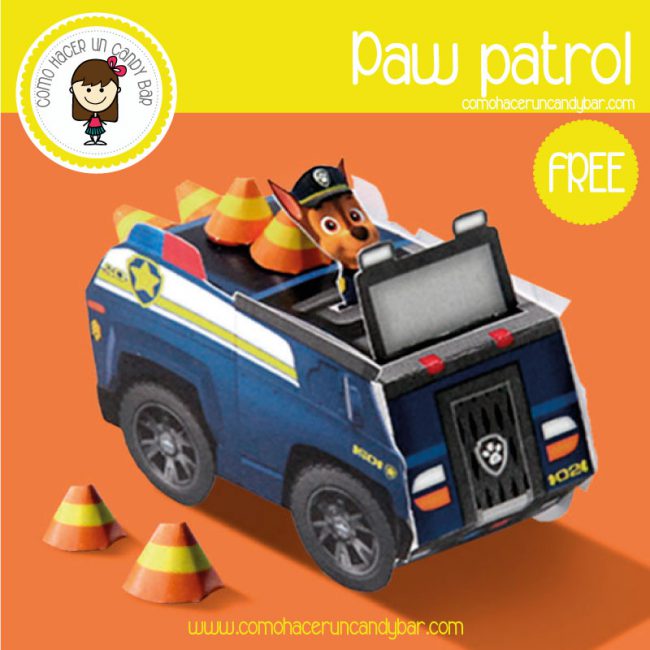 Carro policia paw discount patrol