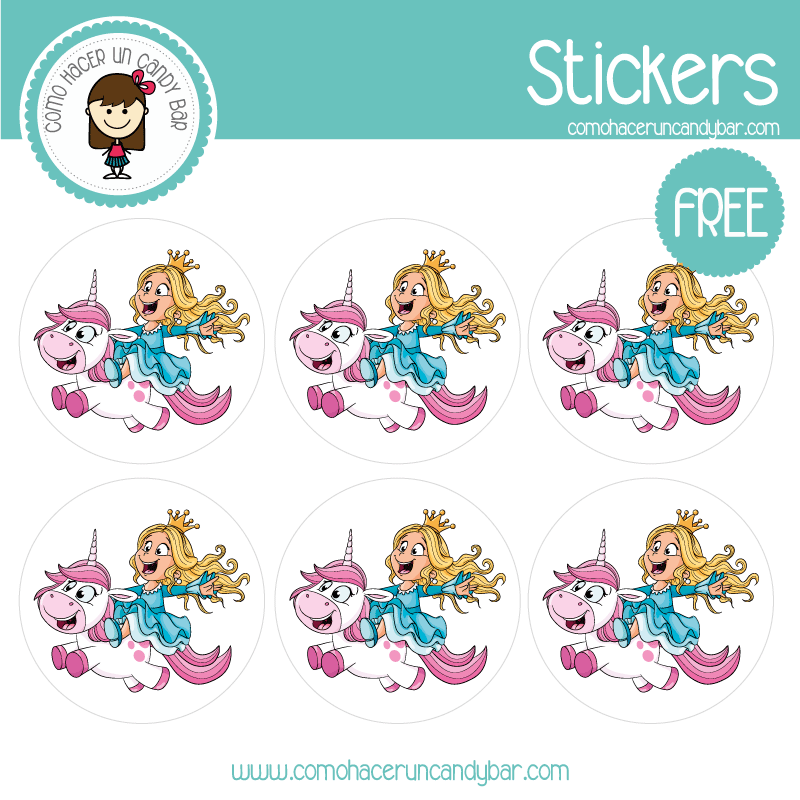stickers de unicornio 7 para descargar gratis