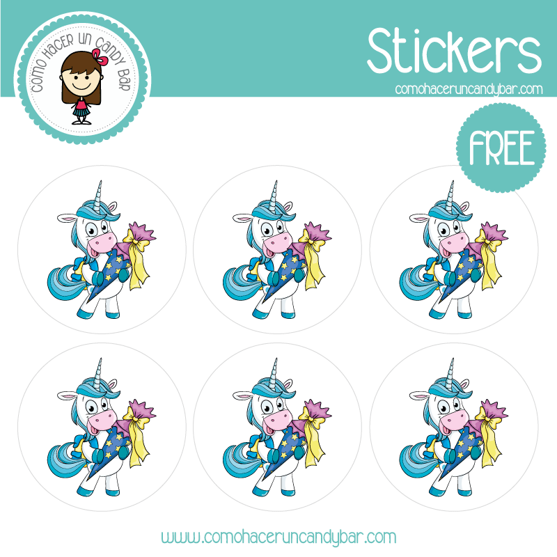 stickers de unicornio 6 para descargar gratis