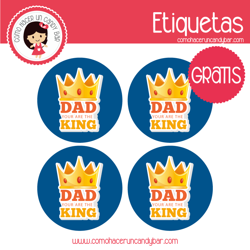 Blog de imprimibles gratis para tu fiesta - Etiquetas del día del padre ...