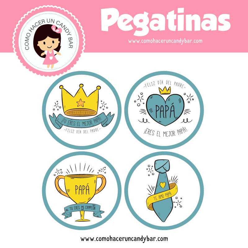 etiquetas para descargar del día del padre
